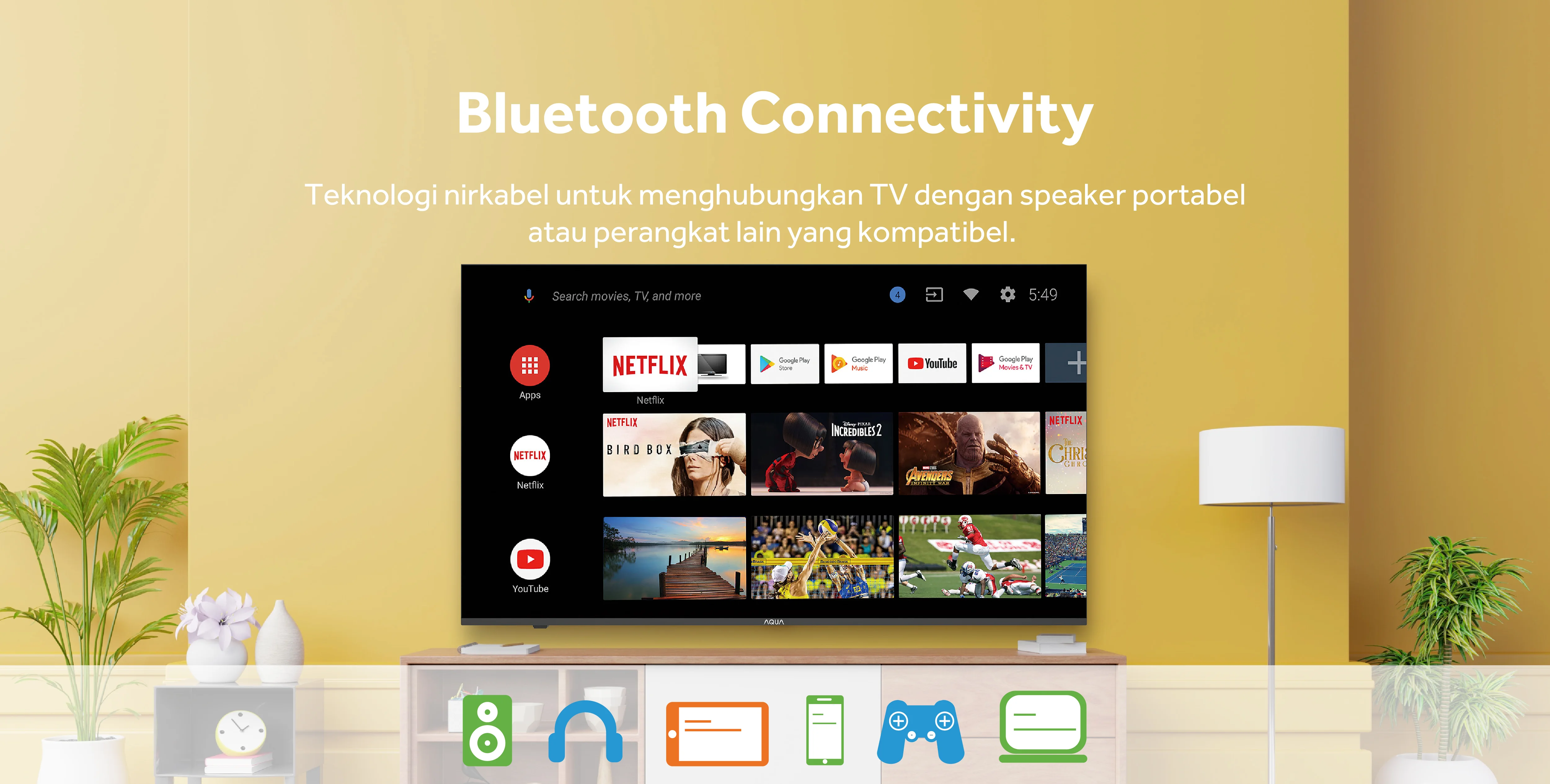 Smart TV AQUA Elektronik AQT32K701A